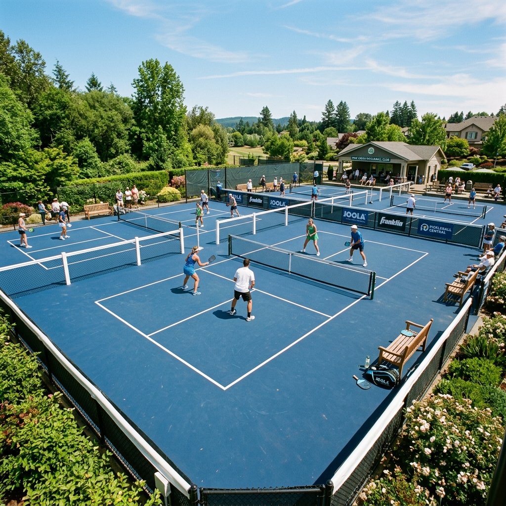 Pickleball court facility