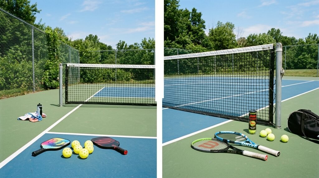 pickleball vs tennis