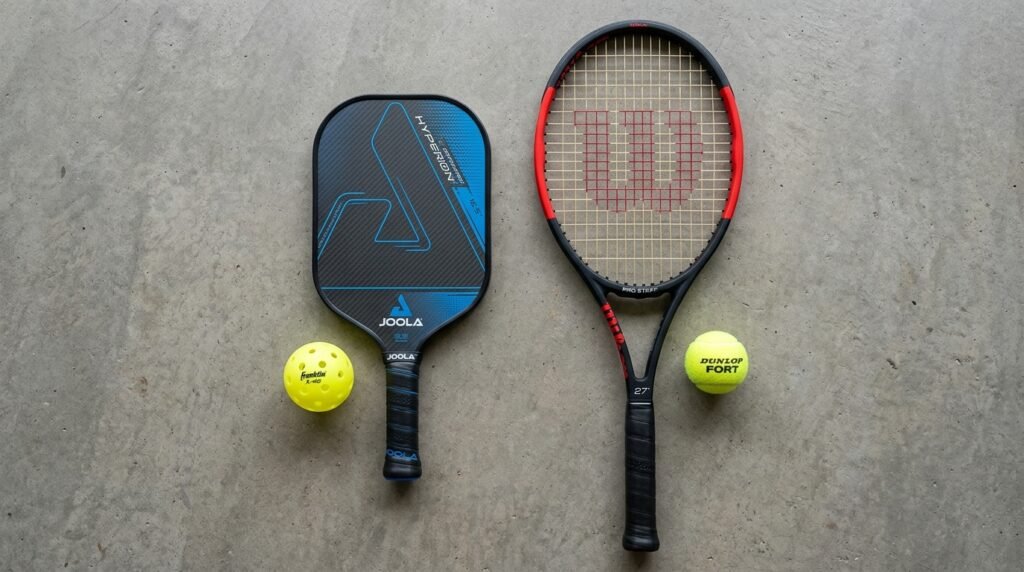 how is pickleball different than tennis