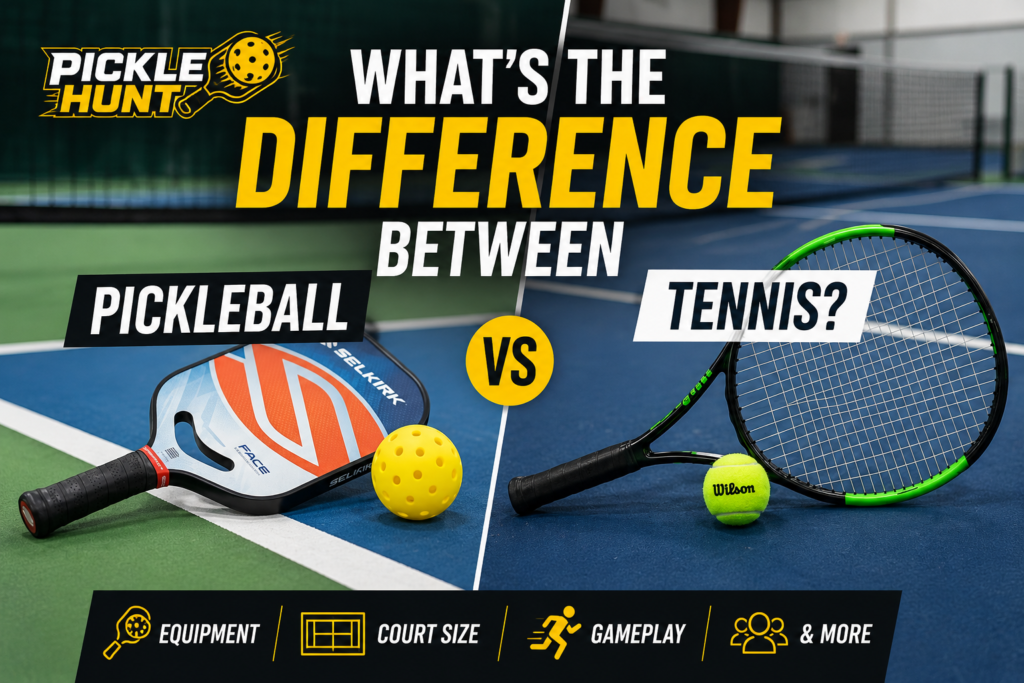 What’s the Difference Between Pickleball and Tennis?