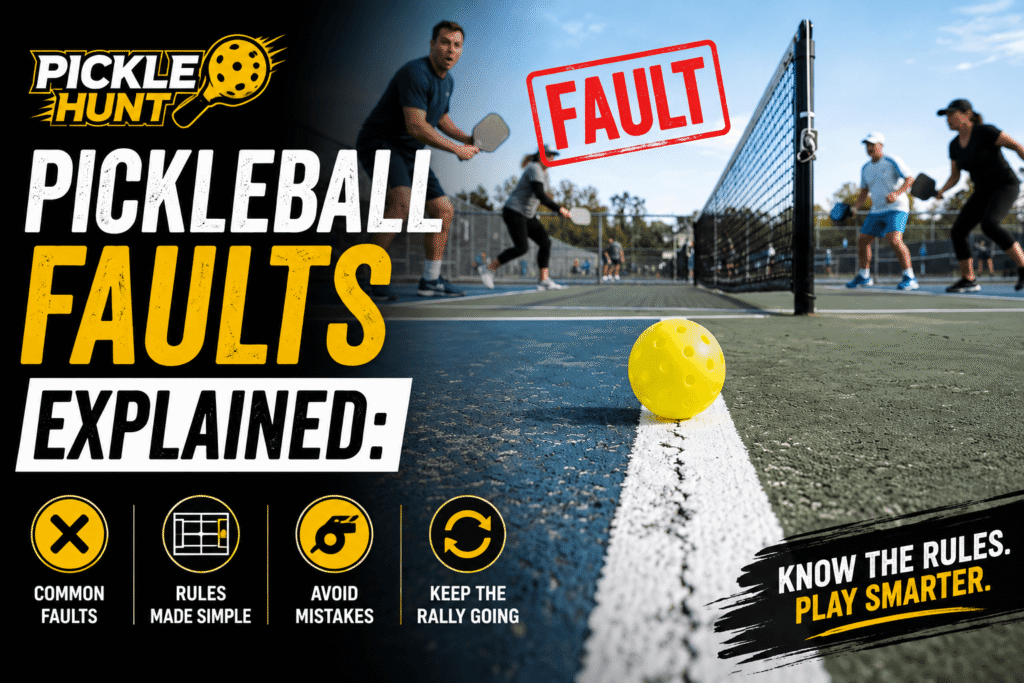 Pickleball Faults Explained: When Does a Rally End?