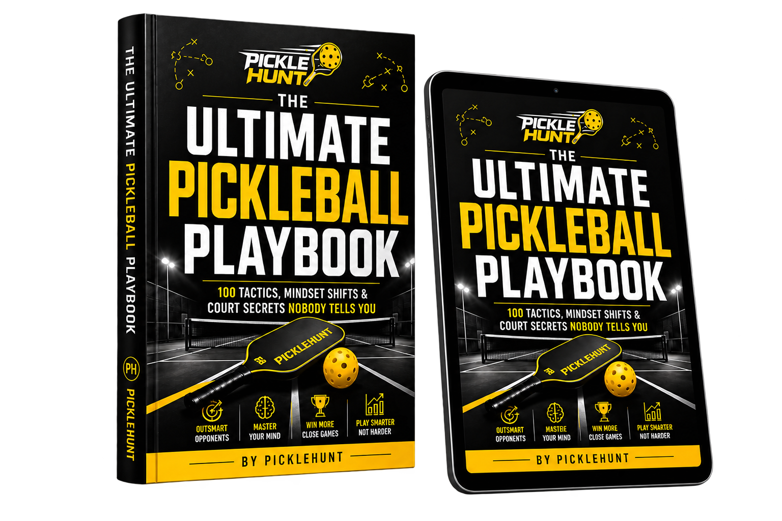 The Ultimate Pickleball Playbook ebook mockup